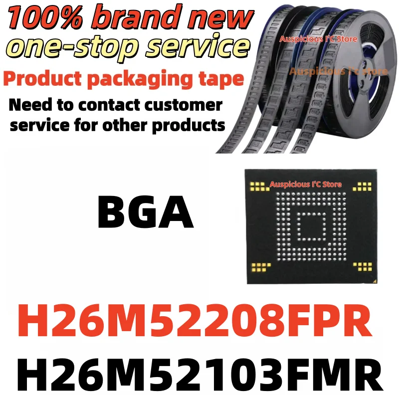 (2-10pcs) H26M52208FPR H26M52103FMR BGA
(2-10pcs) H26M52208FPR H26M52103FMR BGA