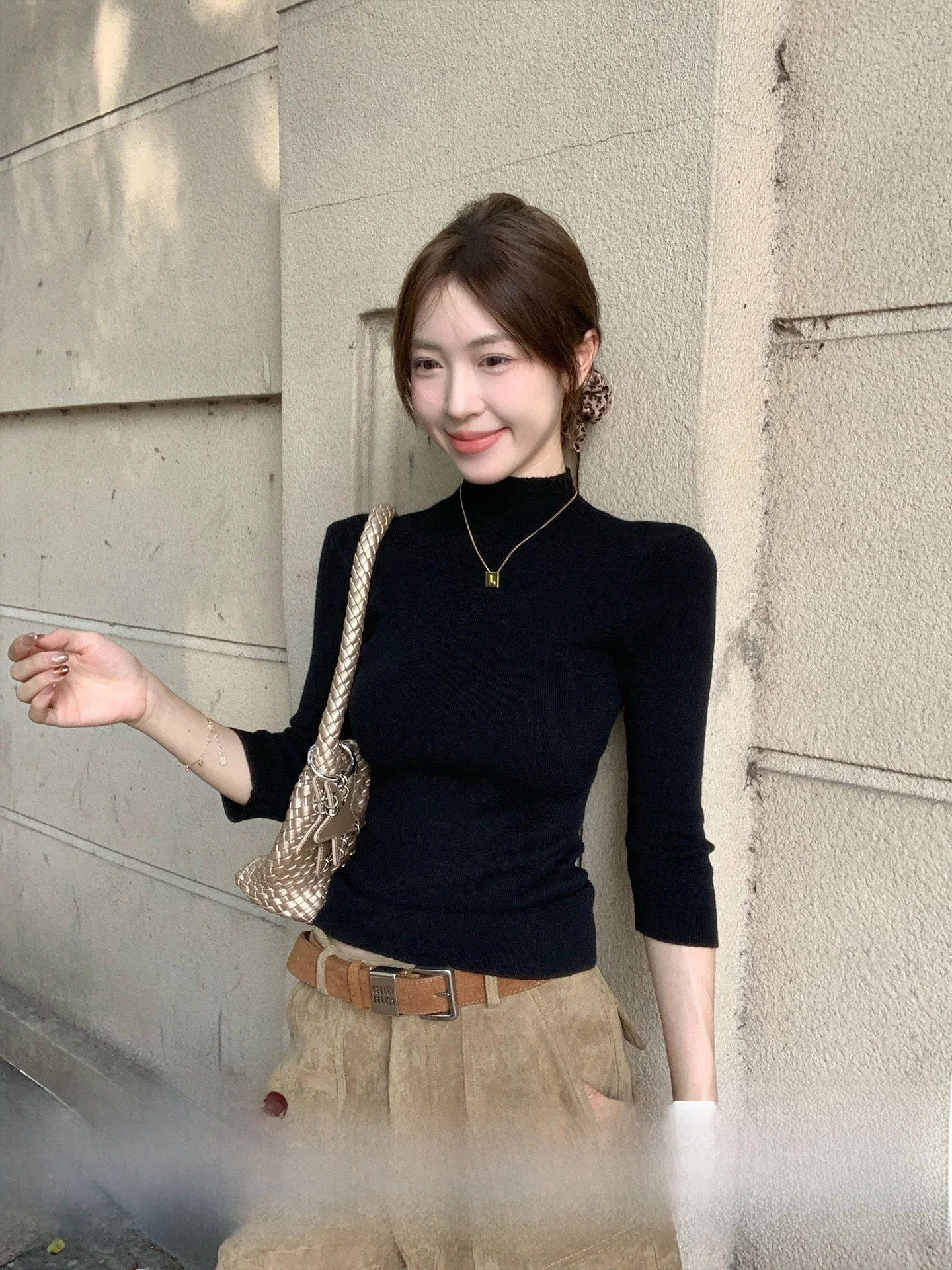 Morning Bloom Women's Knitted Top f High Collar Seven Sve Base Layer Inner Wear Korean Sle Early Autumn Casual
Morning Bloom Women's Knitted Top f High Collar Seven Sve Base Layer Inner Wear Korean Sle Early Autumn Casual