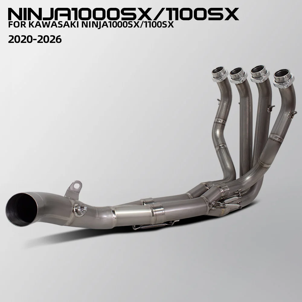 For Kawasaki Ninja1000SX Ninja1100SX Ninja 1000SX/1100SX SE 2020-2026 Motobike exhaust header pipe connect original muffler kit
For Kawasaki Ninja1000SX Ninja1100SX Ninja 1000SX/1100SX SE 2020-2026 Motobike exhaust header pipe connect original muffler kit