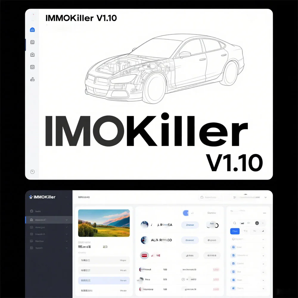 New ImmoKiller V1.10 IMMO Off Software v1.1 Immo Killer ECU Programmer Tool for Car Repairing Passing Virigining the Immobilizer
New ImmoKiller V1.10 IMMO Off Software v1.1 Immo Killer ECU Programmer Tool for Car Repairing Passing Virigining the Immobilizer