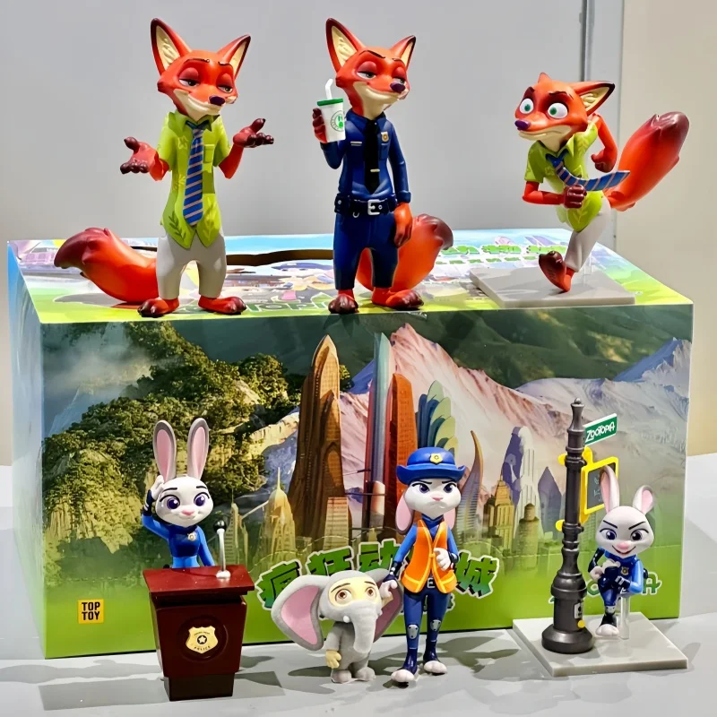 Аутентичные в наличии Zootopia Judy And Nick'S Story Series слепая коробка модная кукла ручной работы украшение для дома орнамент праздничный подарок
Аутентичные в наличии Zootopia Judy And Nick'S Story Series слепая коробка модная кукла ручной работы украшение для дома орнамент праздничный подарок