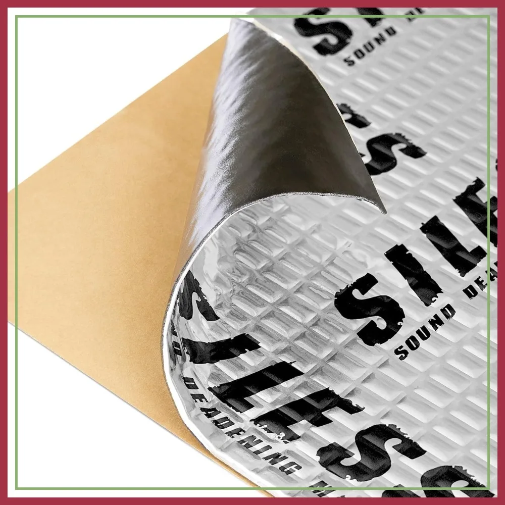 80 mil (2mm) 36 sqft (3.4 sqm) Car Sound Deadening Mat - Butyl Automotive Sound Deadener - Noise Insulation & Vibration Dampening
80 mil (2mm) 36 sqft (3.4 sqm) Car Sound Deadening Mat - Butyl Automotive Sound Deadener - Noise Insulation & Vibration Dampening