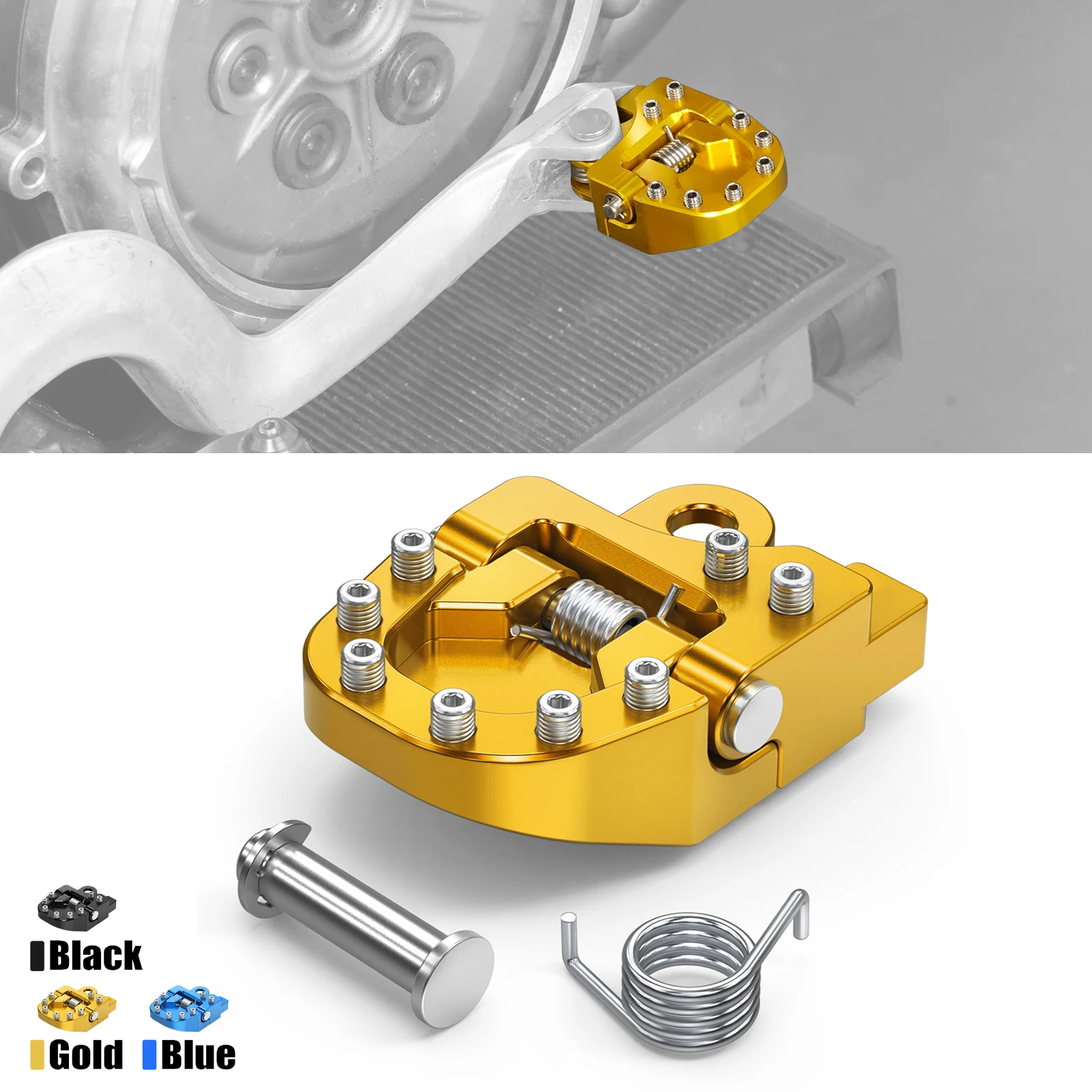 NICECNC For Suzuki DR-Z 400 400E 400S 400SM DRZ400 DRZ400E DRZ400S DRZ400SM 2000-2024 Folding Brake Pedal Tip Extension Plate
NICECNC For Suzuki DR-Z 400 400E 400S 400SM DRZ400 DRZ400E DRZ400S DRZ400SM 2000-2024 Folding Brake Pedal Tip Extension Plate