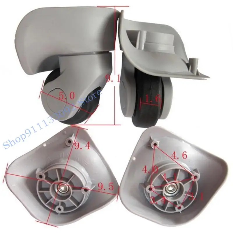 H9ED 1 pair Suitcase Luggage Universal 360 Degree Repair Accessories Trolley Wheel Parts for Women Men
H9ED 1 pair Suitcase Luggage Universal 360 Degree Repair Accessories Trolley Wheel Parts for Women Men