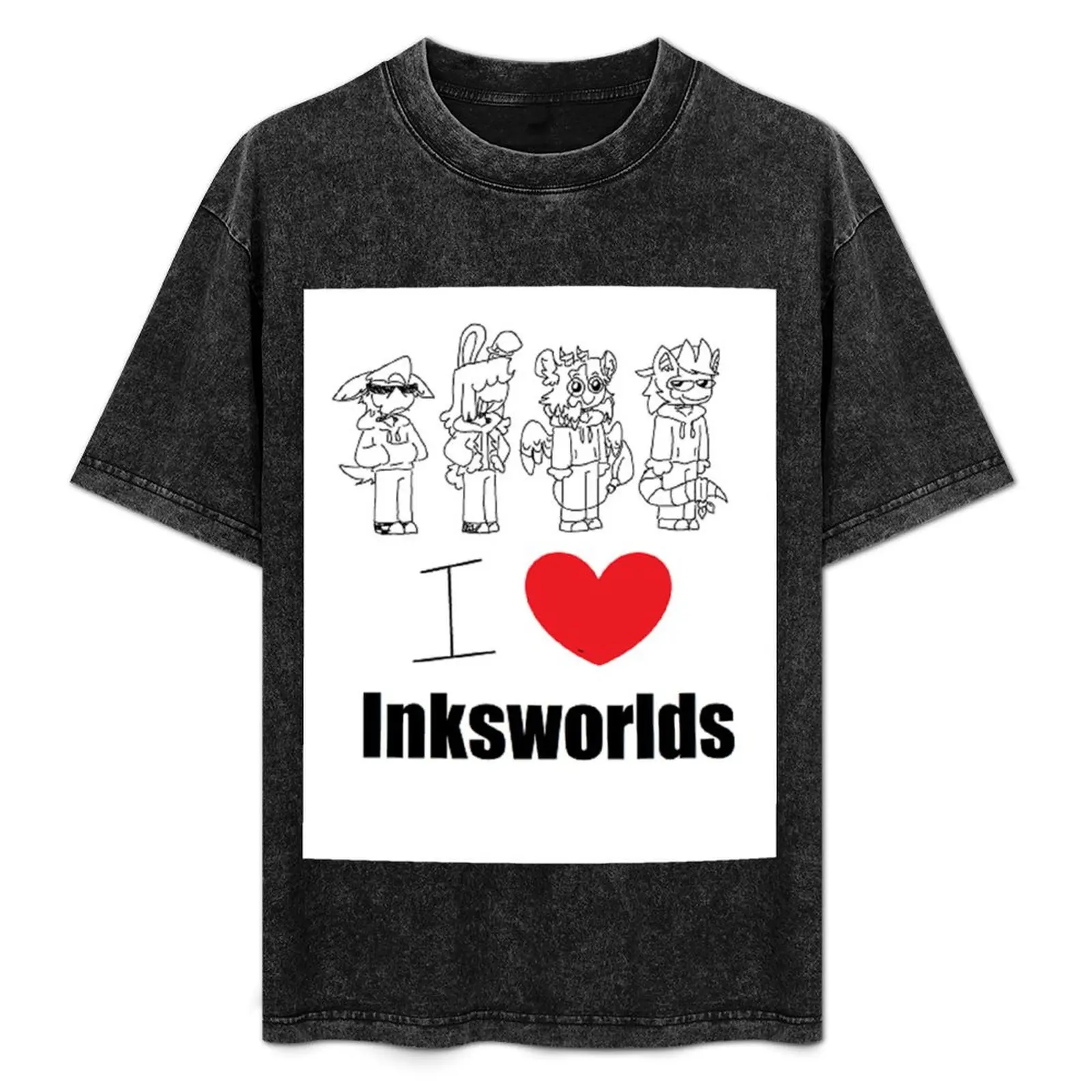 I 3 Inksworlds T-Shirt Minimalist Casual Short Sleeve Top
I 3 Inksworlds T-Shirt Minimalist Casual Short Sleeve Top
