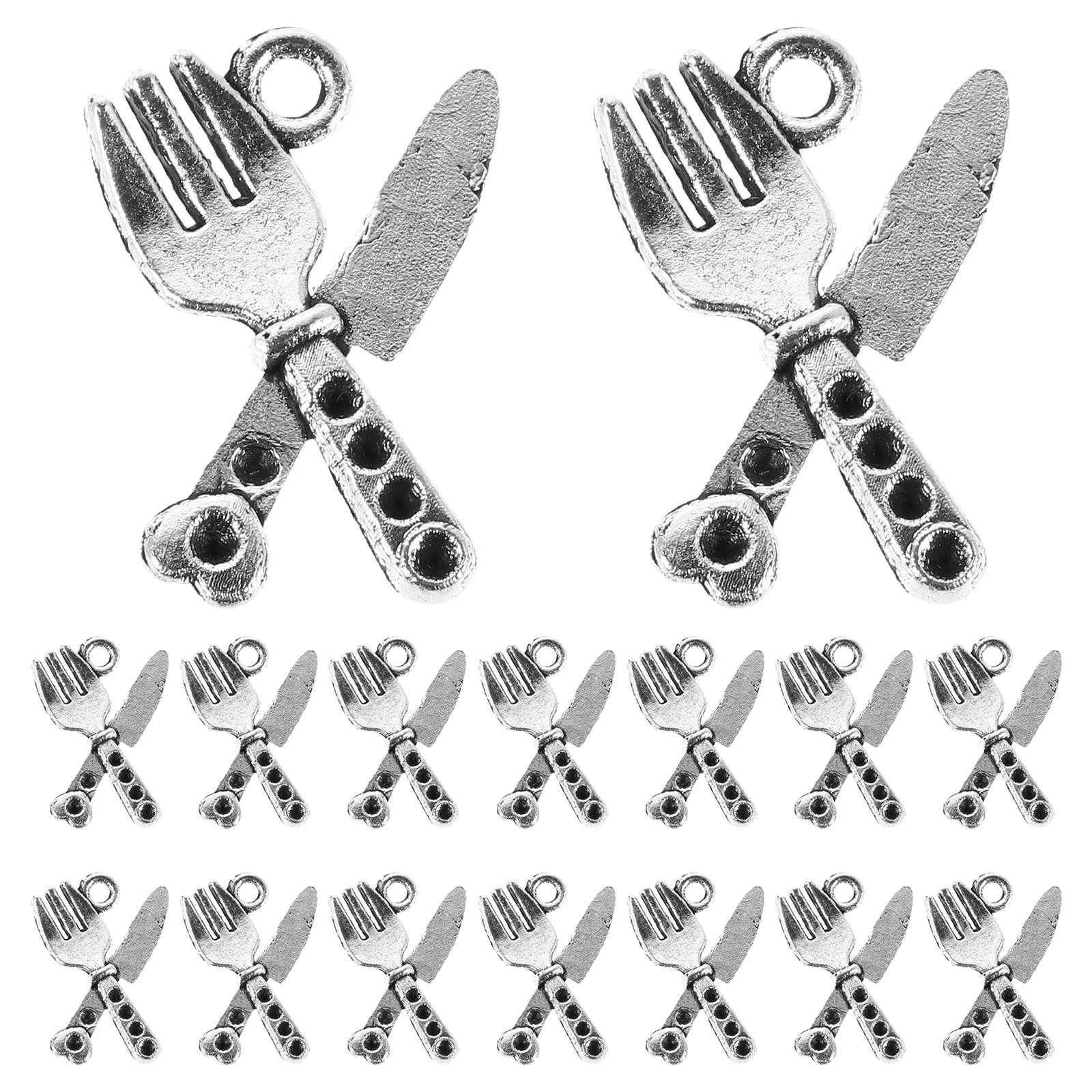 100 Pcs Alloy Jewelry Accessories Pendant Necklace Cute Cutlery Charm Making Charms Craft Supplies Bracelet
100 Pcs Alloy Jewelry Accessories Pendant Necklace Cute Cutlery Charm Making Charms Craft Supplies Bracelet