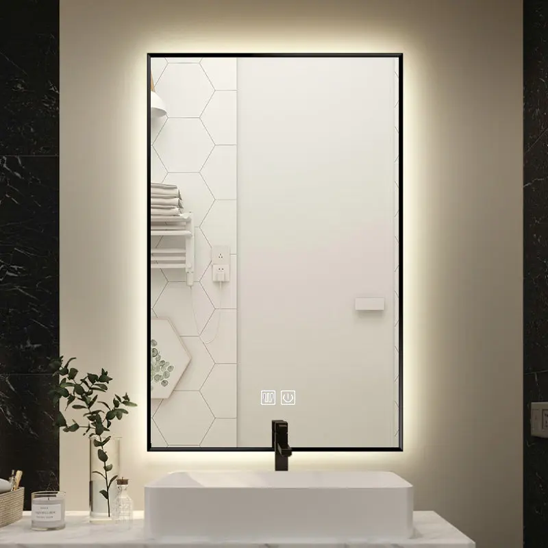 Vertical anti-fog bathroom mirror, bathroom aluminum alloy frame mirror, light luxury cosmetic wall-mounted
Vertical anti-fog bathroom mirror, bathroom aluminum alloy frame mirror, light luxury cosmetic wall-mounted