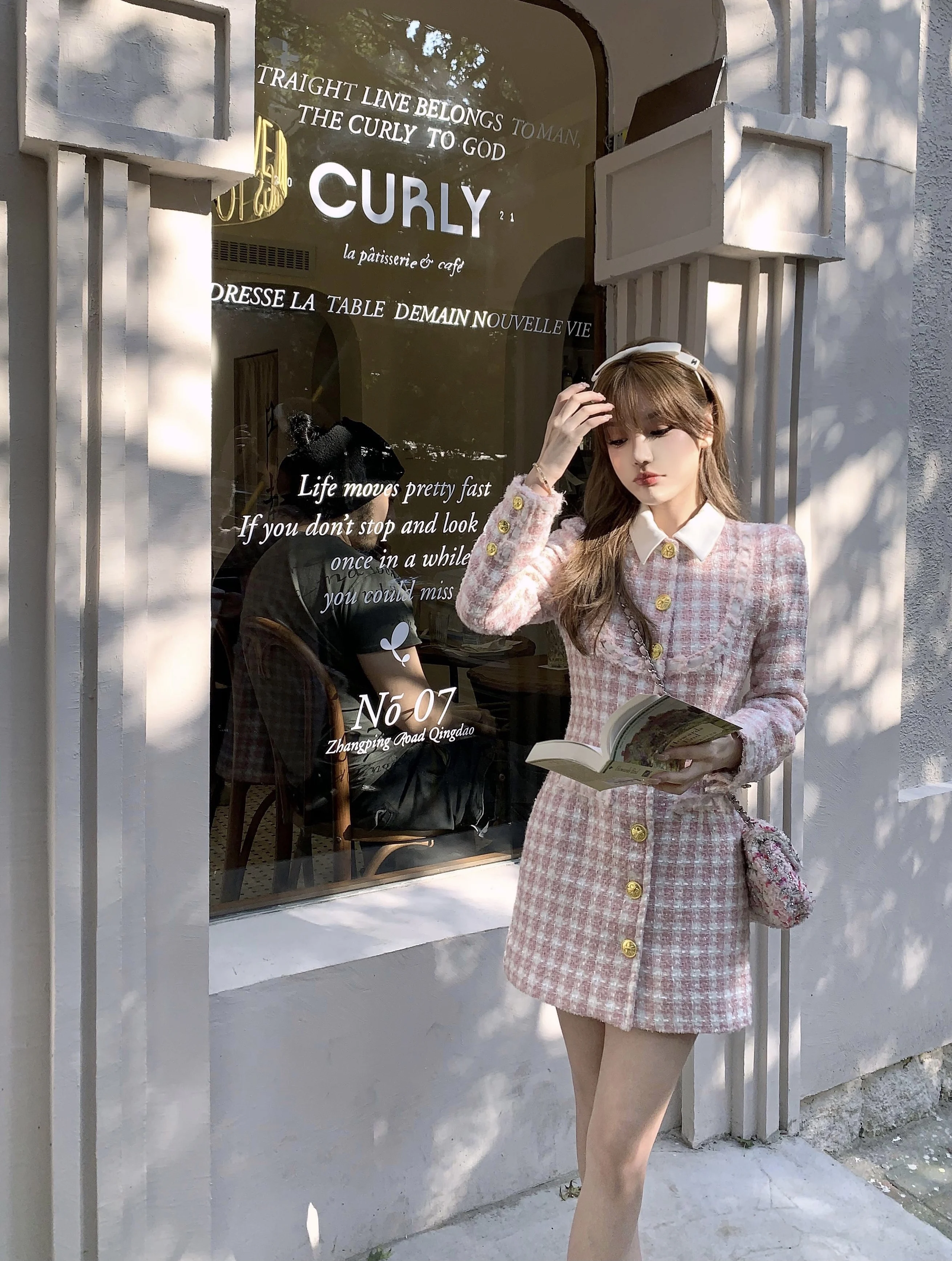 Tweed Pink Plaid 2024 New Autumn and Winter High-end Advanced Elegant Style Designed Niche Temperature Shirt Dress for Women
Tweed Pink Plaid 2024 New Autumn and Winter High-end Advanced Elegant Style Designed Niche Temperature Shirt Dress for Women