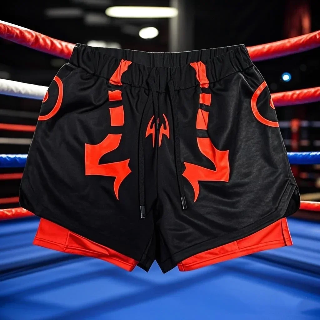 Fashion 3D Printing Two-in-one Boxing Shorts Sanda Fighting Sports Men's Shorts Motorcycle Quick-drying Hot-selling Shorts
Fashion 3D Printing Two-in-one Boxing Shorts Sanda Fighting Sports Men's Shorts Motorcycle Quick-drying Hot-selling Shorts