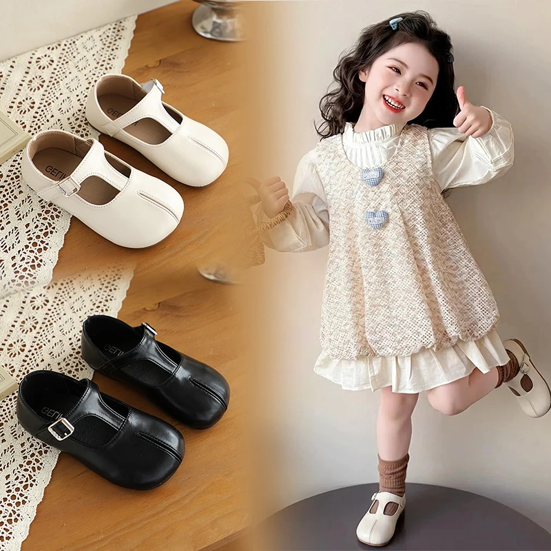 Kids Girls T-Strap Mary Jane Shoes, Soft Non-slip Sole, Adjustable Buckle, Comfortable Footwear for Casual, School & Daily Wear
Kids Girls T-Strap Mary Jane Shoes, Soft Non-slip Sole, Adjustable Buckle, Comfortable Footwear for Casual, School & Daily Wear