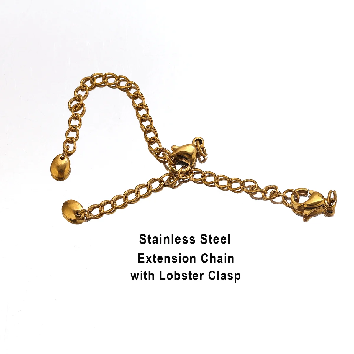 10pcs Stainless Steel Extension Extended Tail Chains With Lobster Clasps For Bracelet Necklace DIY Jewelry Making Supplies
10pcs Stainless Steel Extension Extended Tail Chains With Lobster Clasps For Bracelet Necklace DIY Jewelry Making Supplies