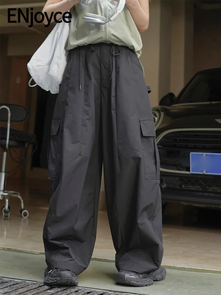 ENjoyce New Japanese Retro Spicy Girl Parachute Work Suit Casual Pants Traf 2024 Spring High Waist Cargo Pants Straight Trousers
ENjoyce New Japanese Retro Spicy Girl Parachute Work Suit Casual Pants Traf 2024 Spring High Waist Cargo Pants Straight Trousers