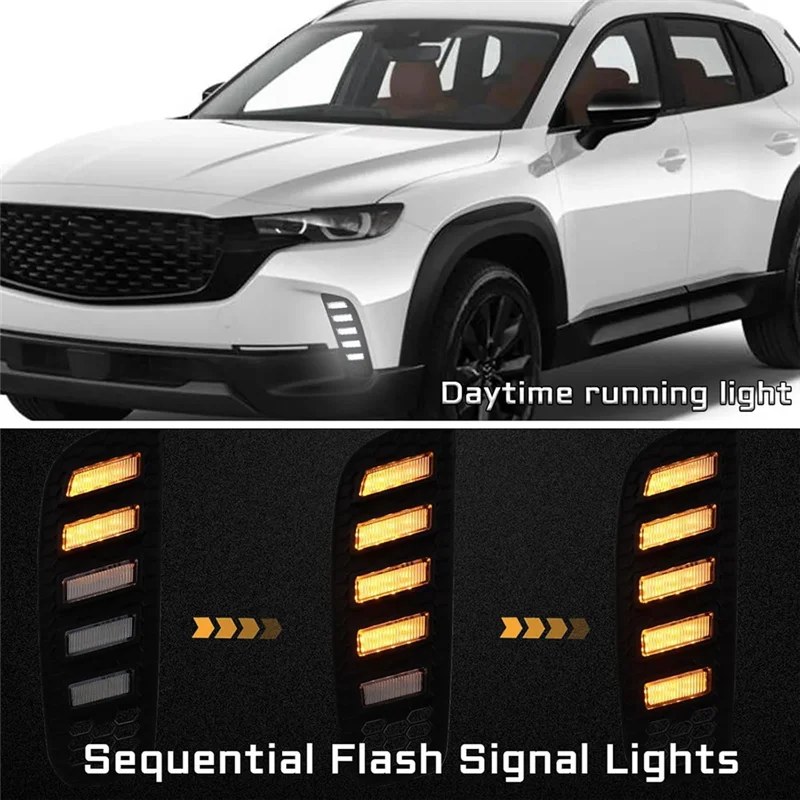 LED Front Bumper Fog Light For Mazda CX-50 2023-2025 Daytime Running Light Turn Signal Lamp Accessories
LED Front Bumper Fog Light For Mazda CX-50 2023-2025 Daytime Running Light Turn Signal Lamp Accessories