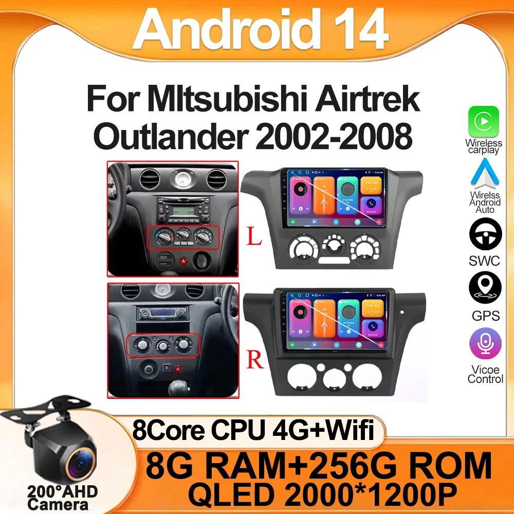 7862 Android 13 Auto Radio For MItsubishi Airtrek Outlander 2002-2008 Car Radio Multimedia Video Player Navigation GPS 2din DVD
7862 Android 13 Auto Radio For MItsubishi Airtrek Outlander 2002-2008 Car Radio Multimedia Video Player Navigation GPS 2din DVD