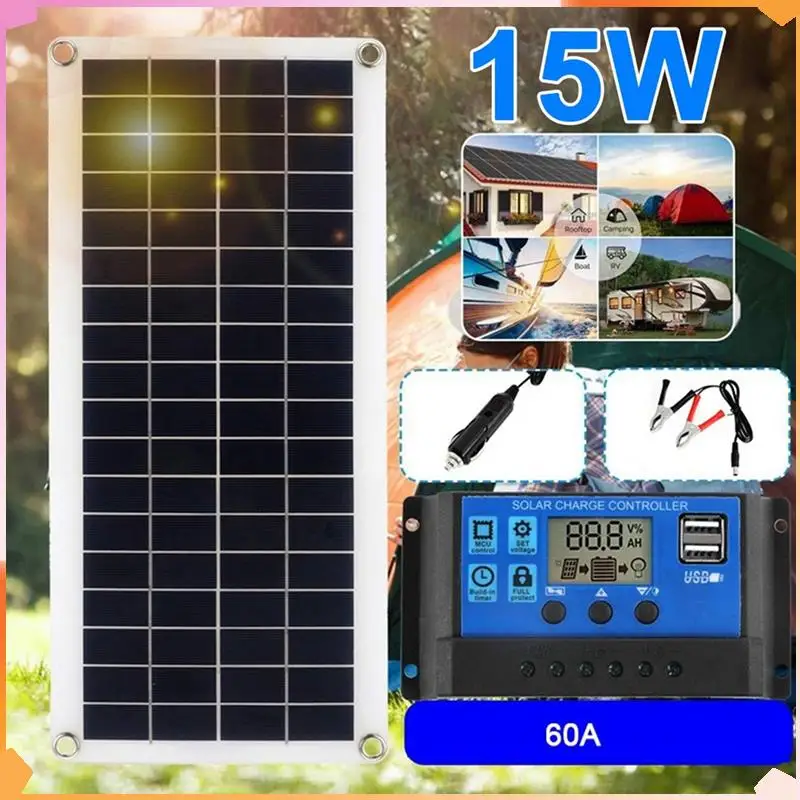 B94A 5X 15W Solar Panel 12-18V Solar Cell Solar Panel For Phone RV Car MP3 PAD Charger Outdoor Battery Supply B
B94A 5X 15W Solar Panel 12-18V Solar Cell Solar Panel For Phone RV Car MP3 PAD Charger Outdoor Battery Supply B