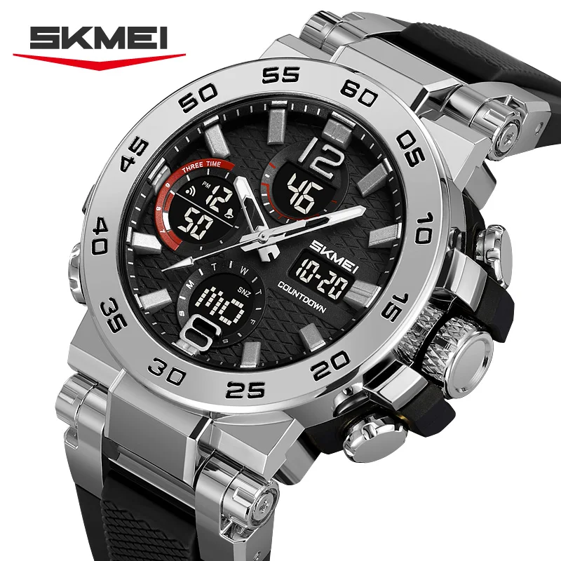 SKMEI 2499 Sports Dual Display Watch Waterproof Multi functional Alarm Clock Watch reloj hombre Business Classic Digital Watch
SKMEI 2499 Sports Dual Display Watch Waterproof Multi functional Alarm Clock Watch reloj hombre Business Classic Digital Watch