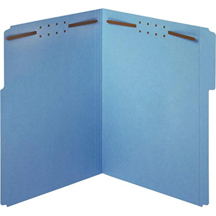 Fastener Folders, 2 Fasteners, Letter Size, Blue, 1/3 Cut Tabs in Left, Right, Center Positions, 50 per Box 22040GW
Fastener Folders, 2 Fasteners, Letter Size, Blue, 1/3 Cut Tabs in Left, Right, Center Positions, 50 per Box 22040GW