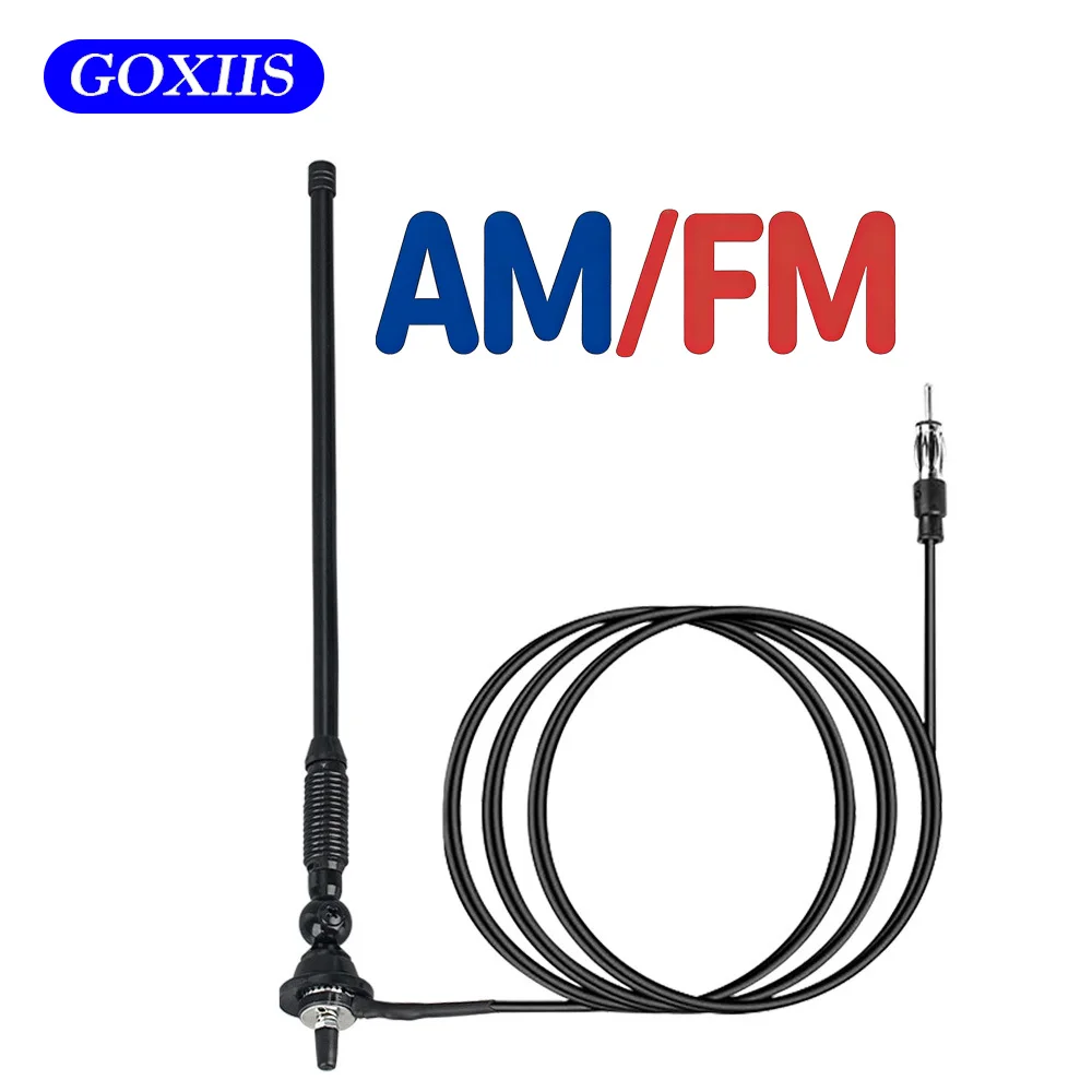 AM/FM Universal Marine Radio Antenna for Golf Cart ATV UTV RV Truck Excavator Tractor RVR Yacht Waterproof Flexible Signal
AM/FM Universal Marine Radio Antenna for Golf Cart ATV UTV RV Truck Excavator Tractor RVR Yacht Waterproof Flexible Signal