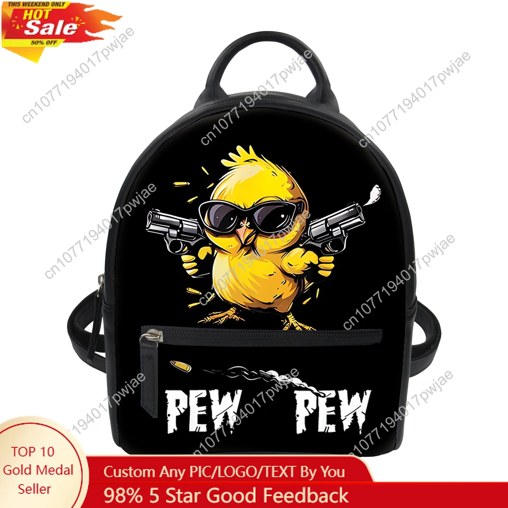 Pew Pew Madafakas Fun Pattern Custom Backpack Purse Carter Schoolbags Double Shoulder Bag Mini Daypack Leather Travel Bag
Pew Pew Madafakas Fun Pattern Custom Backpack Purse Carter Schoolbags Double Shoulder Bag Mini Daypack Leather Travel Bag