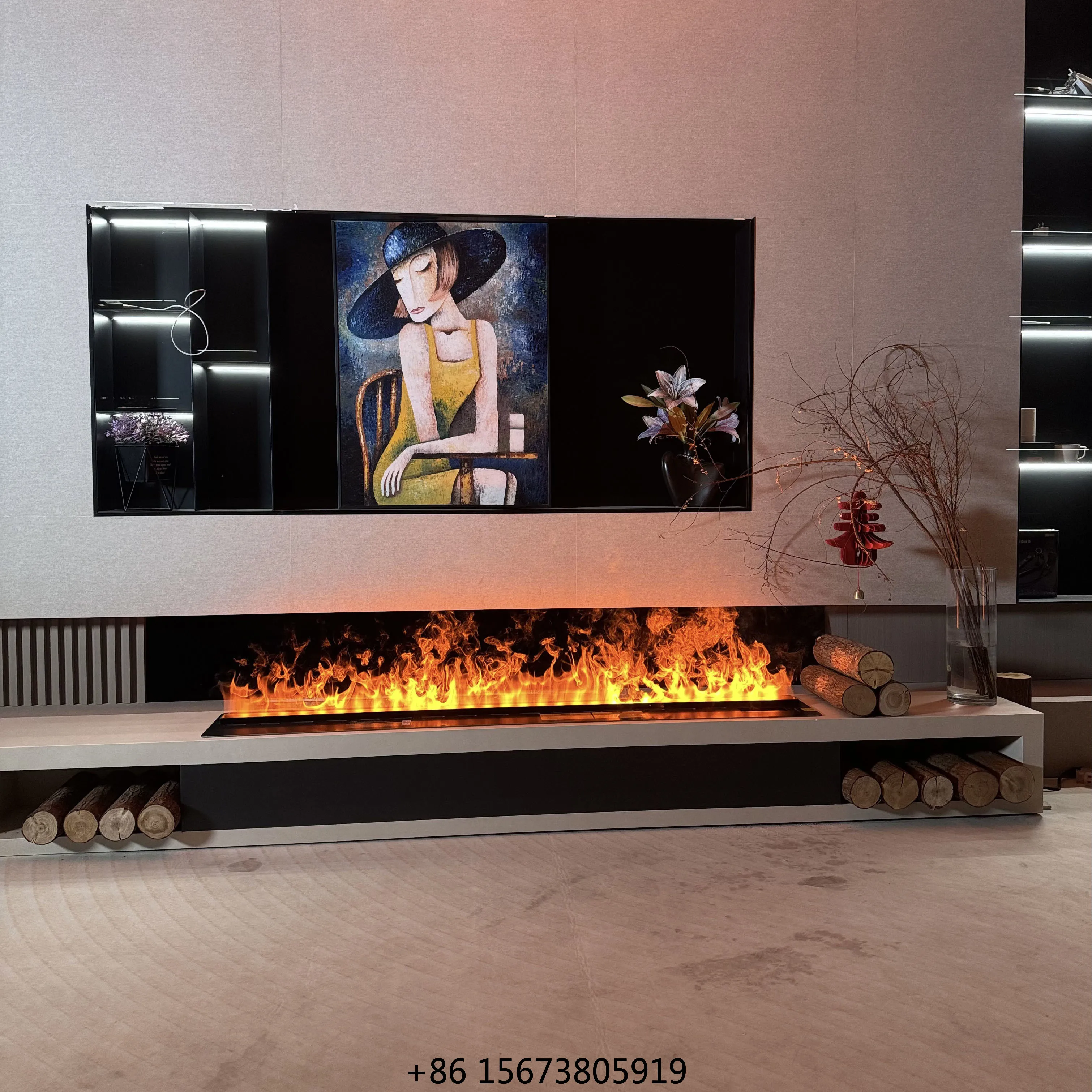 Умный электрический атомайзерный камин с 3D-эффектом пара и LED-подсветкой для интерьера, с пультом ДУ, современный, подключаемый к сети
Умный электрический атомайзерный камин с 3D-эффектом пара и LED-подсветкой для интерьера, с пультом ДУ, современный, подключаемый к сети