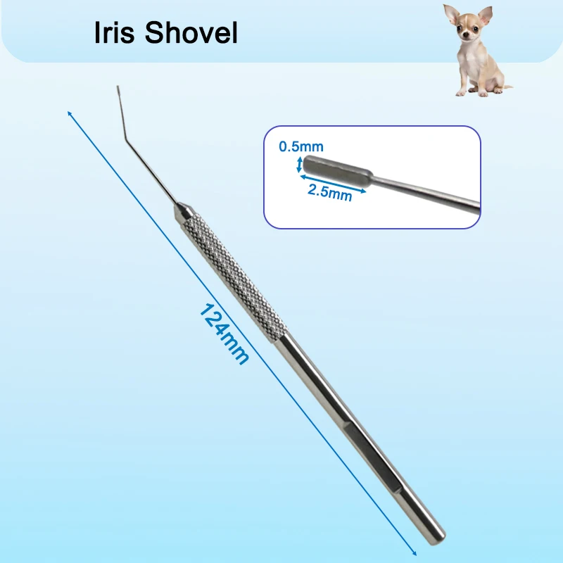 Ophthalmic Iris Spatula Micro Spatula Eyelid Surgical Iris Shovel Non-slip Handle Ophthalmic Instrument
Ophthalmic Iris Spatula Micro Spatula Eyelid Surgical Iris Shovel Non-slip Handle Ophthalmic Instrument
