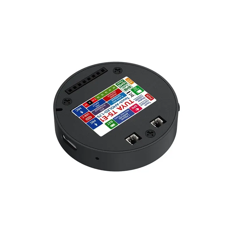 A08E-Tuya T5-E1 1.75-Inch AMOLED Round Touch Display Development Board 466X466 Pixels QSPI Interface Support Bluetooth Wi-Fi
A08E-Tuya T5-E1 1.75-Inch AMOLED Round Touch Display Development Board 466X466 Pixels QSPI Interface Support Bluetooth Wi-Fi