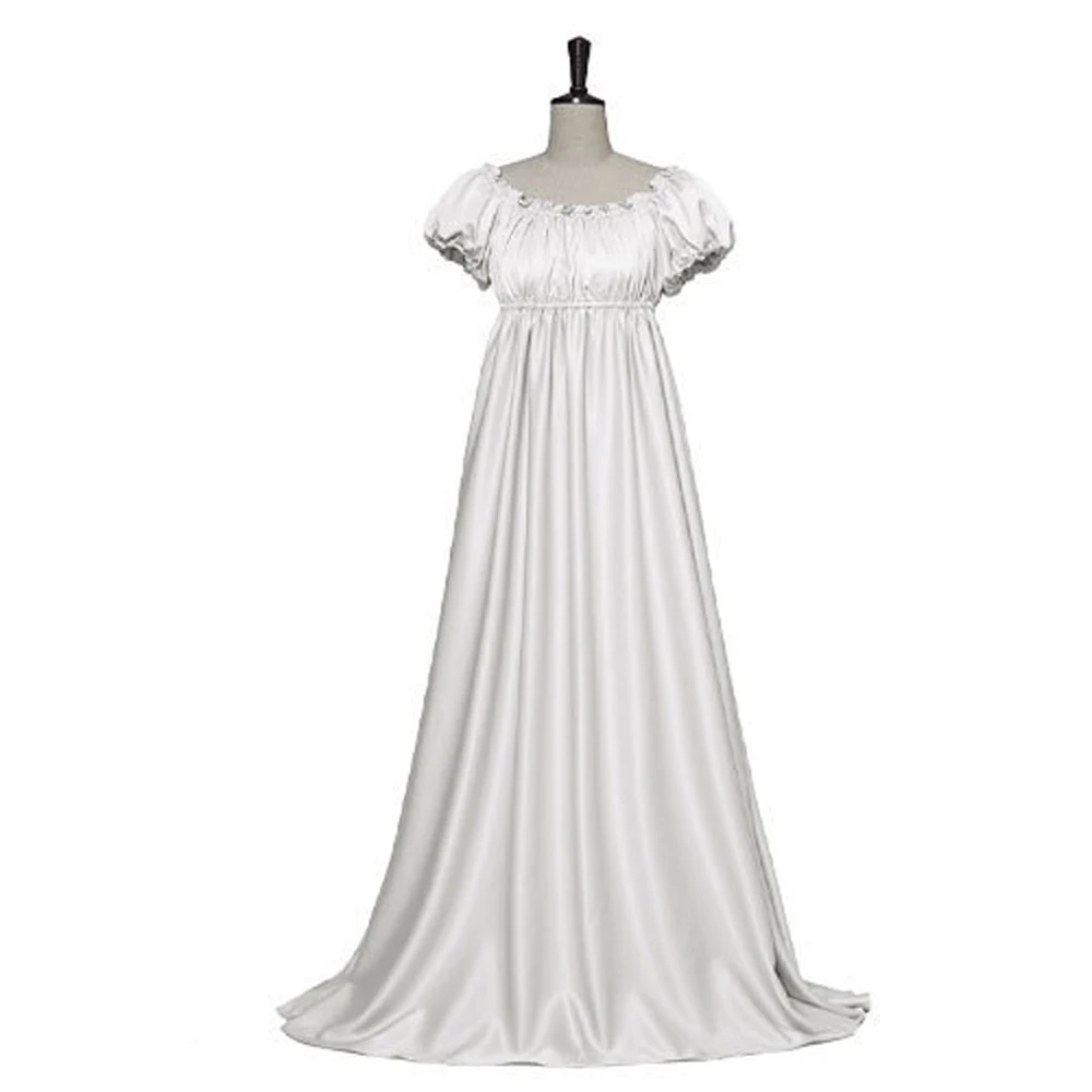Regency Dress Cosplay Costume High Waistline Ruffled Puff Sleeve Victorian Long Ball Gown Tea Party Halloween
Regency Dress Cosplay Costume High Waistline Ruffled Puff Sleeve Victorian Long Ball Gown Tea Party Halloween