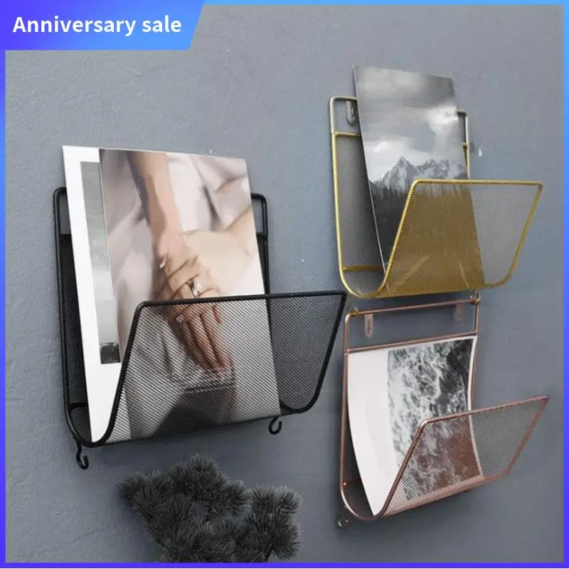 1 Piece Iron Book Rack Wall Mounted Bookshelf Wall Storage Shelves Office Simple Style Gold
1 Piece Iron Book Rack Wall Mounted Bookshelf Wall Storage Shelves Office Simple Style Gold