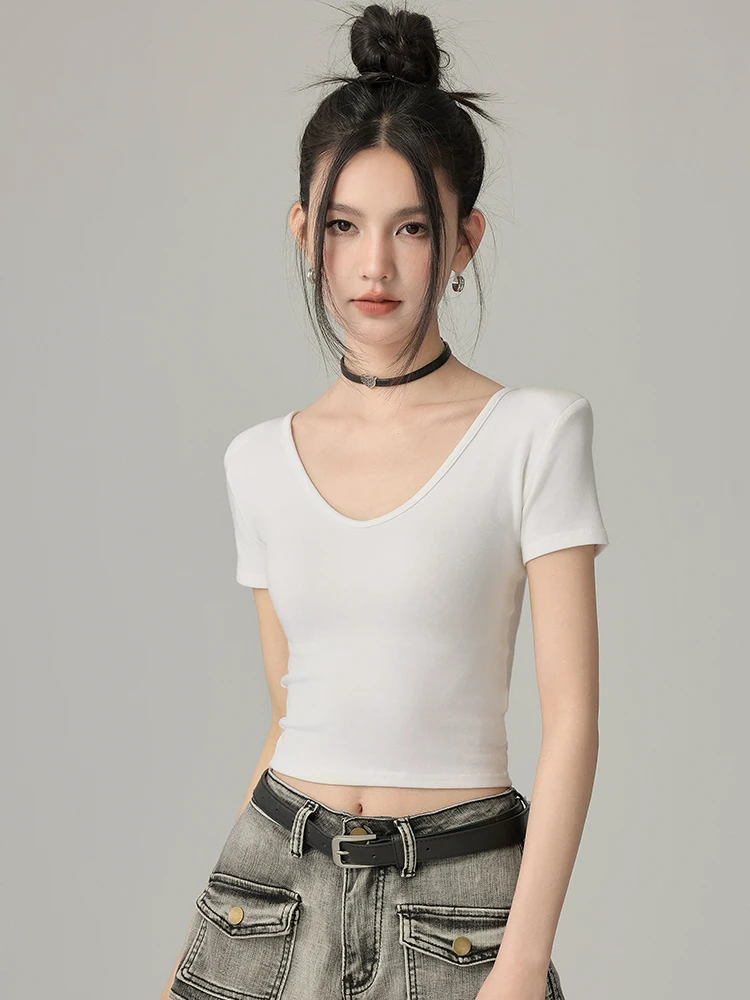 Футболка Chill Zoev Slim Fit с коротким рукавом и V-образным вырезом, модная, весенняя новинка, удобная, из смесового волокна, для повседневной носки, M62408
Футболка Chill Zoev Slim Fit с коротким рукавом и V-образным вырезом, модная, весенняя новинка, удобная, из смесового волокна, для повседневной носки, M62408