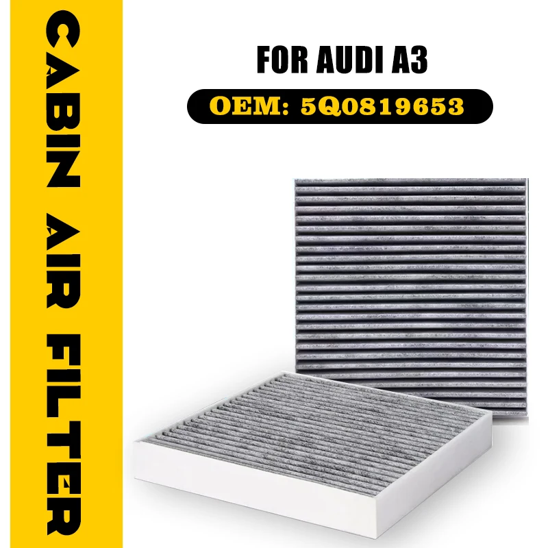 Car Activated Carbon Air Filter For Audi A3 2016-2025 Brazil Version 2017 2018 2019 Conditioner Clean Accessories 5Q0 819 653
Car Activated Carbon Air Filter For Audi A3 2016-2025 Brazil Version 2017 2018 2019 Conditioner Clean Accessories 5Q0 819 653