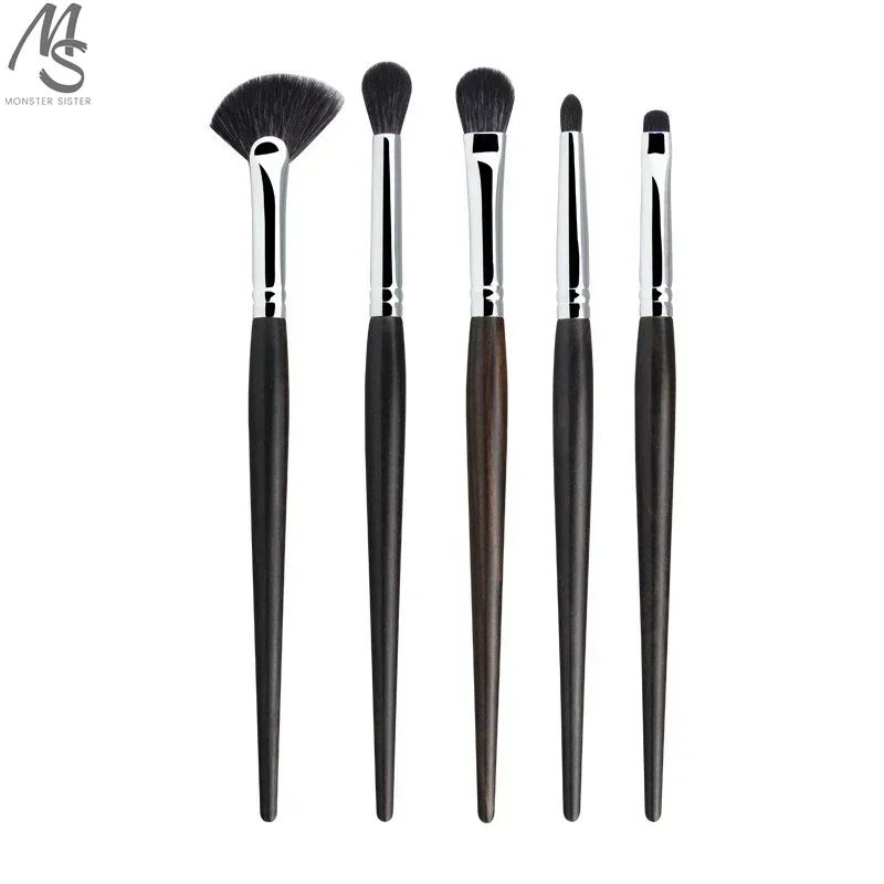 5PCS Ebony Makeup Brushes Set Eyeshadow Concealer Blending Contour Eye Smudge Crease Brush Goat Hair
5PCS Ebony Makeup Brushes Set Eyeshadow Concealer Blending Contour Eye Smudge Crease Brush Goat Hair