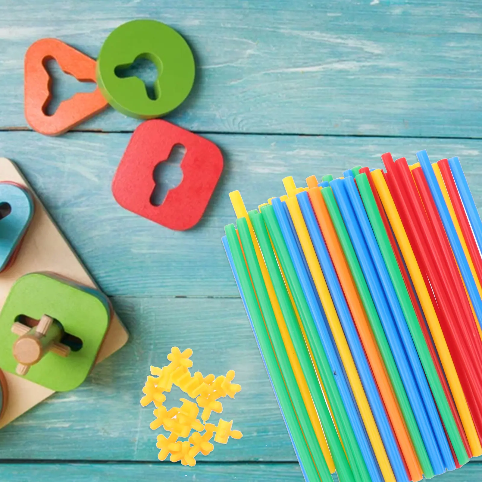 500Pcs Straw Interlocking Constructor Set DIY Building Kit for Kids Learning Creativity Cognitive Skills Color Shapes
500Pcs Straw Interlocking Constructor Set DIY Building Kit for Kids Learning Creativity Cognitive Skills Color Shapes
