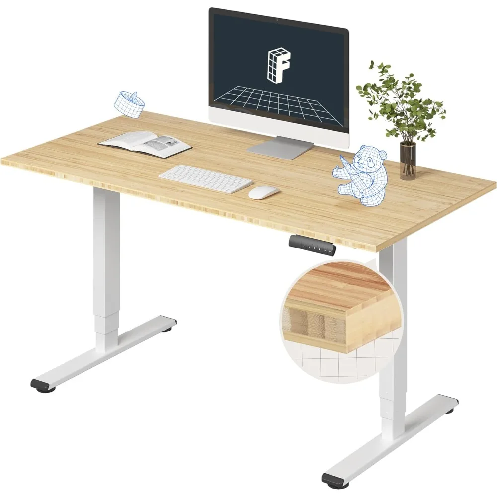 E6 Essential Bamboo 3 Stages Dual Motor 55x28 Inch Electric Height Adjustable Standing Whole-Piece Board Desk Sit Stand Up Desk
E6 Essential Bamboo 3 Stages Dual Motor 55x28 Inch Electric Height Adjustable Standing Whole-Piece Board Desk Sit Stand Up Desk