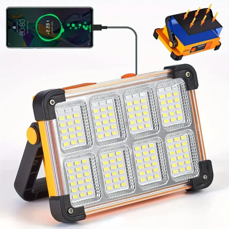 New Rechargeable Solar Work Light Outdoor Portable LED Reflector Spotlight Rechargeable Projector Floodlight Construction Lamp
New Rechargeable Solar Work Light Outdoor Portable LED Reflector Spotlight Rechargeable Projector Floodlight Construction Lamp