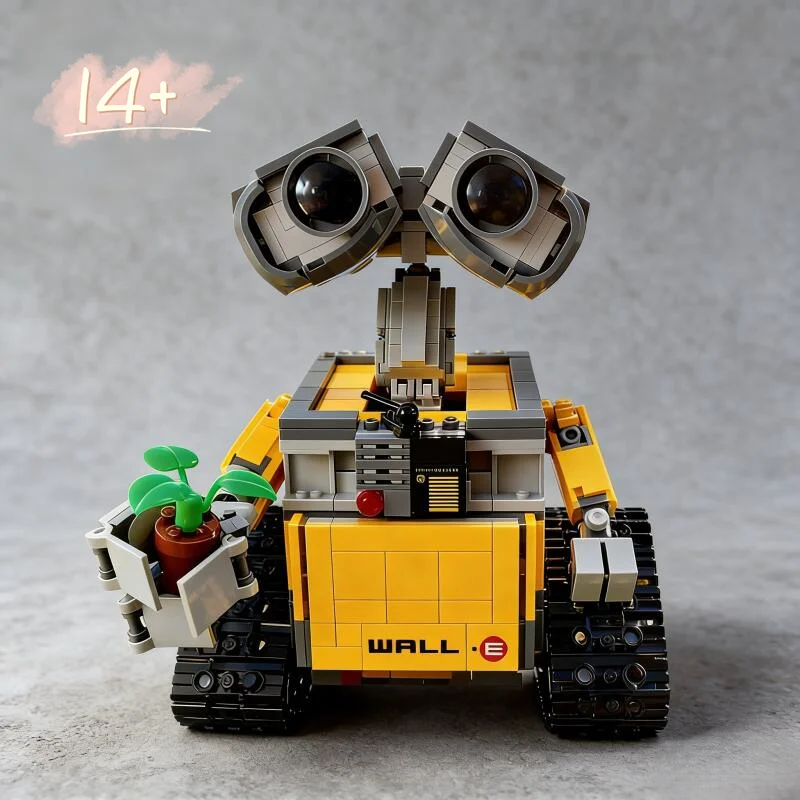 Набор для сборки робота Wall-E (687 деталей), совместимый с конструктором MOC 21303, модель для декора дома, игрушка для детей, подарок
Набор для сборки робота Wall-E (687 деталей), совместимый с конструктором MOC 21303, модель для декора дома, игрушка для детей, подарок
