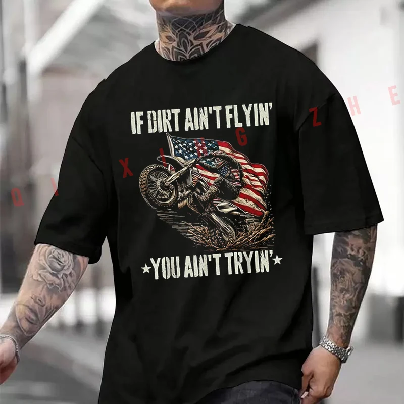 Футболка для мотокросса Dirt Bike Motocross If Dirt Aint Flyin You Aint Tryin 2026, хлопковая повседневная футболка, мужская летняя футболка для езды на мотоцикле
Футболка для мотокросса Dirt Bike Motocross If Dirt Aint Flyin You Aint Tryin 2026, хлопковая повседневная футболка, мужская летняя футболка для езды на мотоцикле