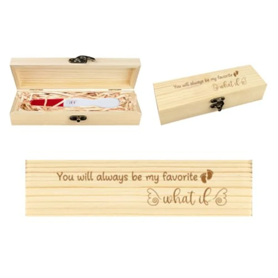FREEBLOSS Pregnancy Annoucement Pregnancy Test Keepsake Box with with Raffia Baby Reveal to Husband, Surprise Announcement Gift
FREEBLOSS Pregnancy Annoucement Pregnancy Test Keepsake Box with with Raffia Baby Reveal to Husband, Surprise Announcement Gift