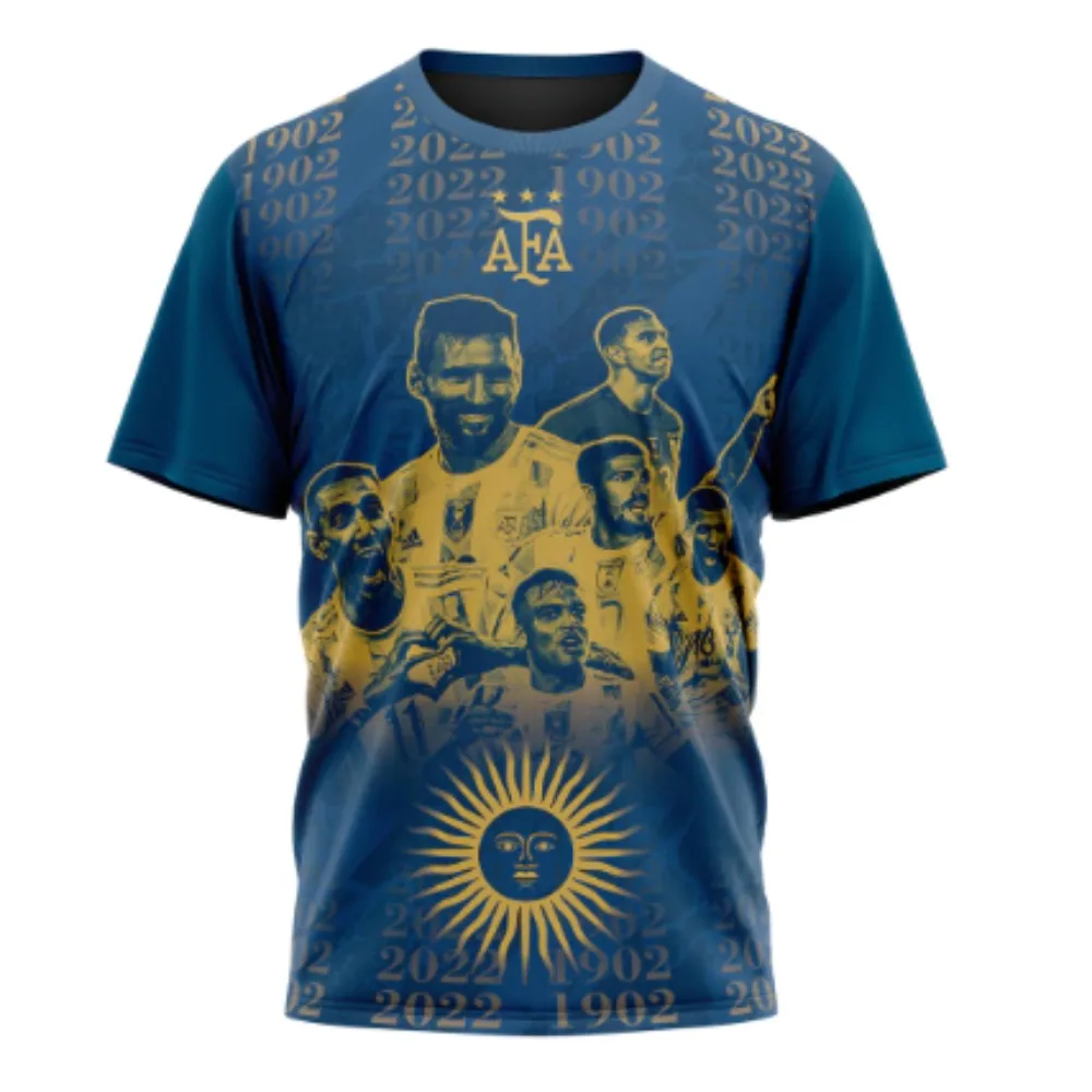 ARGENTINA TRICAMPEON 2 Men's Children's T-shirt Sports Comfortable Fashion Trend Quick Drying Daily Travel Football Training
ARGENTINA TRICAMPEON 2 Men's Children's T-shirt Sports Comfortable Fashion Trend Quick Drying Daily Travel Football Training