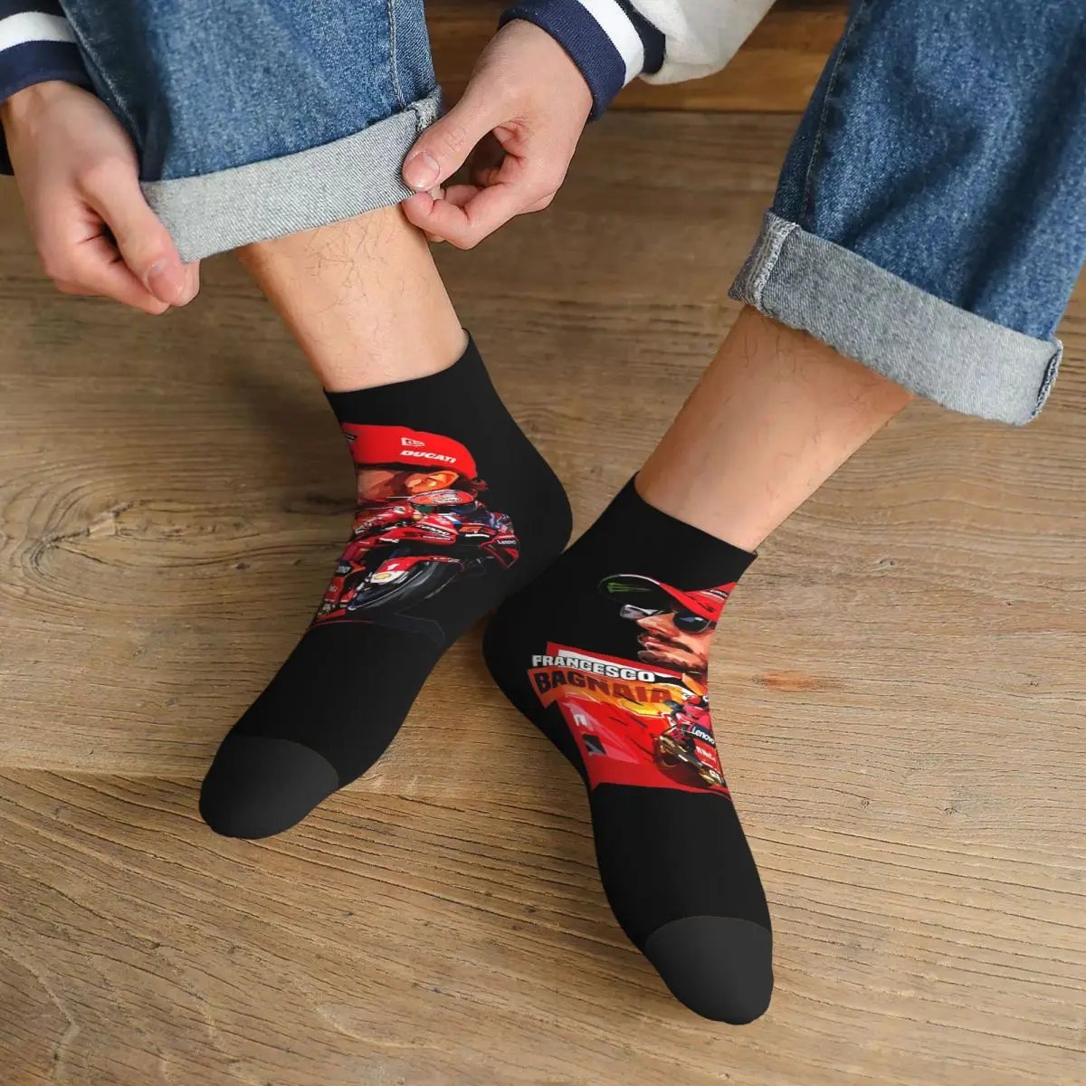 Носки Pecco Bagnaia 63, супер мягкие чулки в стиле Харадзюку, всесезонные носки, аксессуары для унисекс, рождественские подарки 
Носки Pecco Bagnaia 63, супер мягкие чулки в стиле Харадзюку, всесезонные носки, аксессуары для унисекс, рождественские подарки