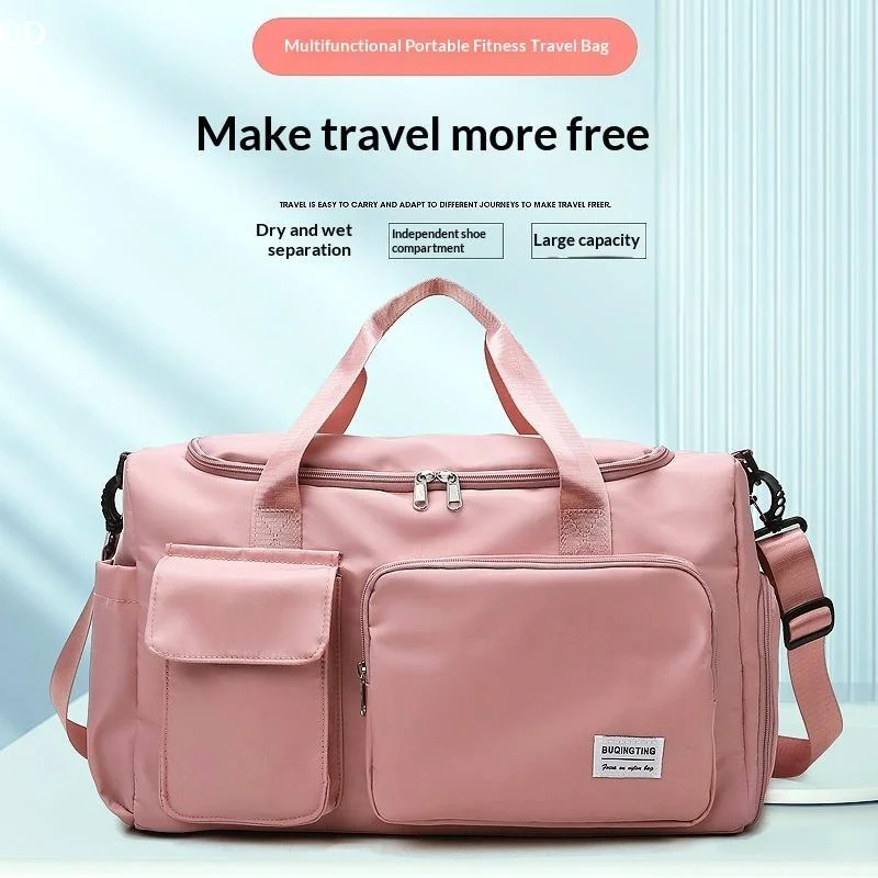 Oxford Luggage Bag Sturdy Foldable Nylon Duffle Bag Multi-functional Solid Color Large Capacity Handbag For Gym Weekend Trips
Oxford Luggage Bag Sturdy Foldable Nylon Duffle Bag Multi-functional Solid Color Large Capacity Handbag For Gym Weekend Trips