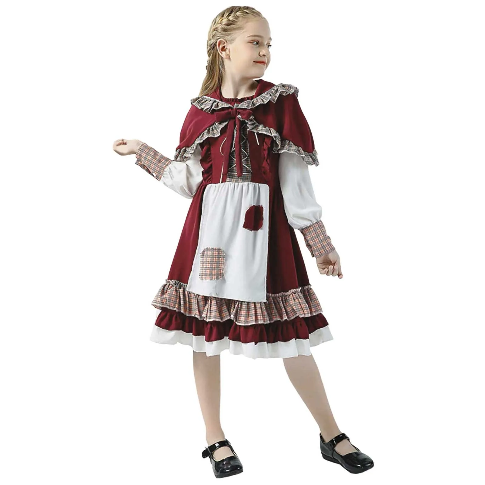Dresses for Girls Sweet Cute Princess Party Costume Pastoral Style Halloween Cosplay Costume Girls Fashion Luxury Dress Costume
Dresses for Girls Sweet Cute Princess Party Costume Pastoral Style Halloween Cosplay Costume Girls Fashion Luxury Dress Costume