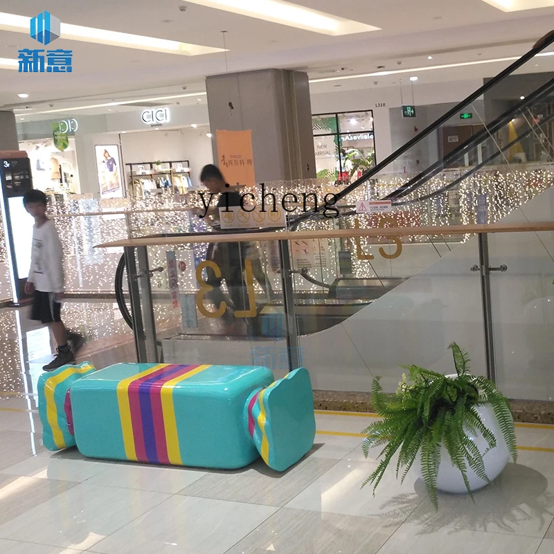 LX Leisure Chair Candy Chair Mall Outdoor Plaza Mall Public Rest Chair Commercial Decorations
LX Leisure Chair Candy Chair Mall Outdoor Plaza Mall Public Rest Chair Commercial Decorations