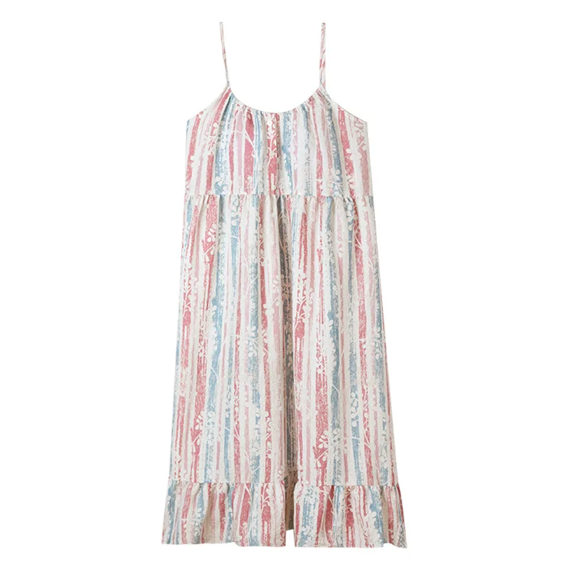 Korean Fashion Women's Nightgowns Summer Spaghetti Strap Nightdress Young Girl Sweet Homewear Female Sleep Dress Mujer Pijamas
Korean Fashion Women's Nightgowns Summer Spaghetti Strap Nightdress Young Girl Sweet Homewear Female Sleep Dress Mujer Pijamas