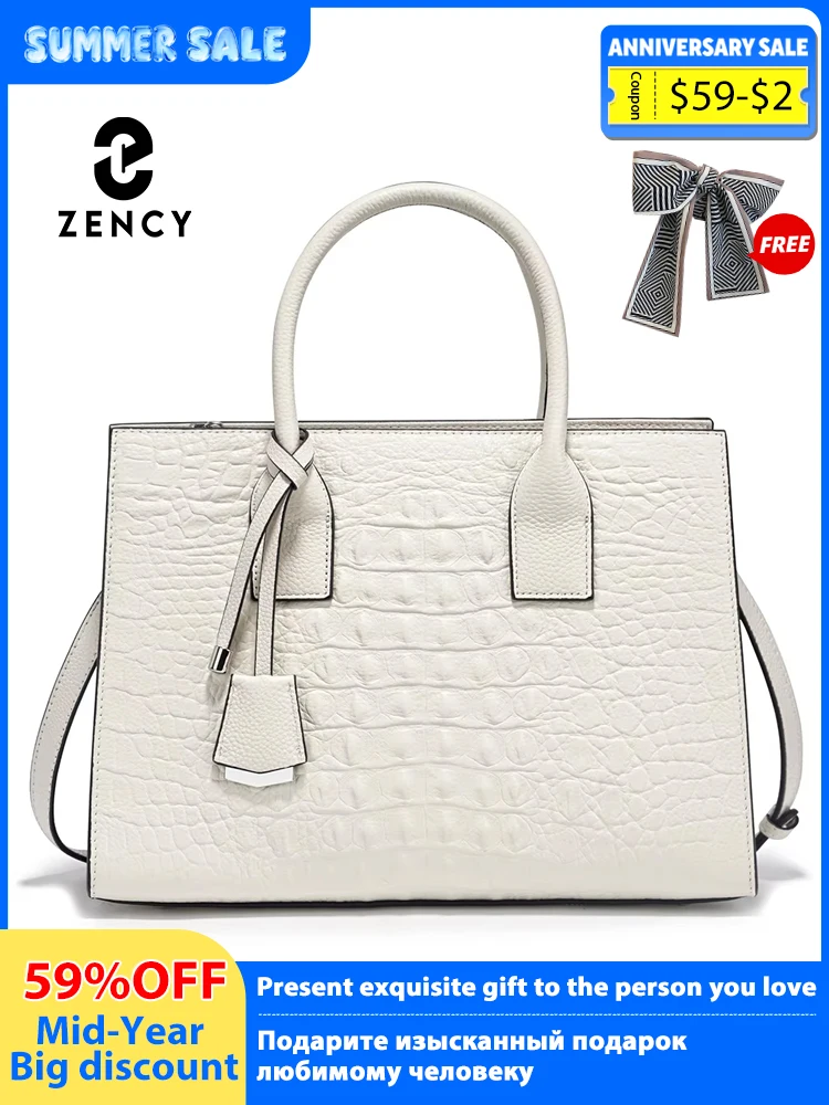 Zency Large Tote Handbag for Women Genuine Leather Cowhide Shoulder Bag with Top Handle Trendy Fashion Work Crossbody Purse
Zency Large Tote Handbag for Women Genuine Leather Cowhide Shoulder Bag with Top Handle Trendy Fashion Work Crossbody Purse