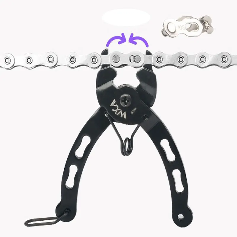 VXM Mountain road bicycle chain magic buckle 8/9/10/11-speed coupling variable speed quick-release live buckle tool Carbon steel
VXM Mountain road bicycle chain magic buckle 8/9/10/11-speed coupling variable speed quick-release live buckle tool Carbon steel