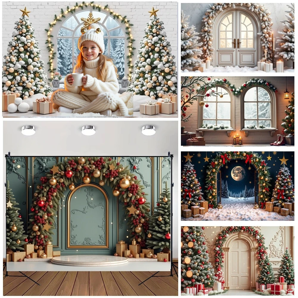 MOON.QG Arch Glitter Xmas Trees Door Christmas Party Decorations Backdrops for Photography Backgrounds Photo Studio Photozone
MOON.QG Arch Glitter Xmas Trees Door Christmas Party Decorations Backdrops for Photography Backgrounds Photo Studio Photozone