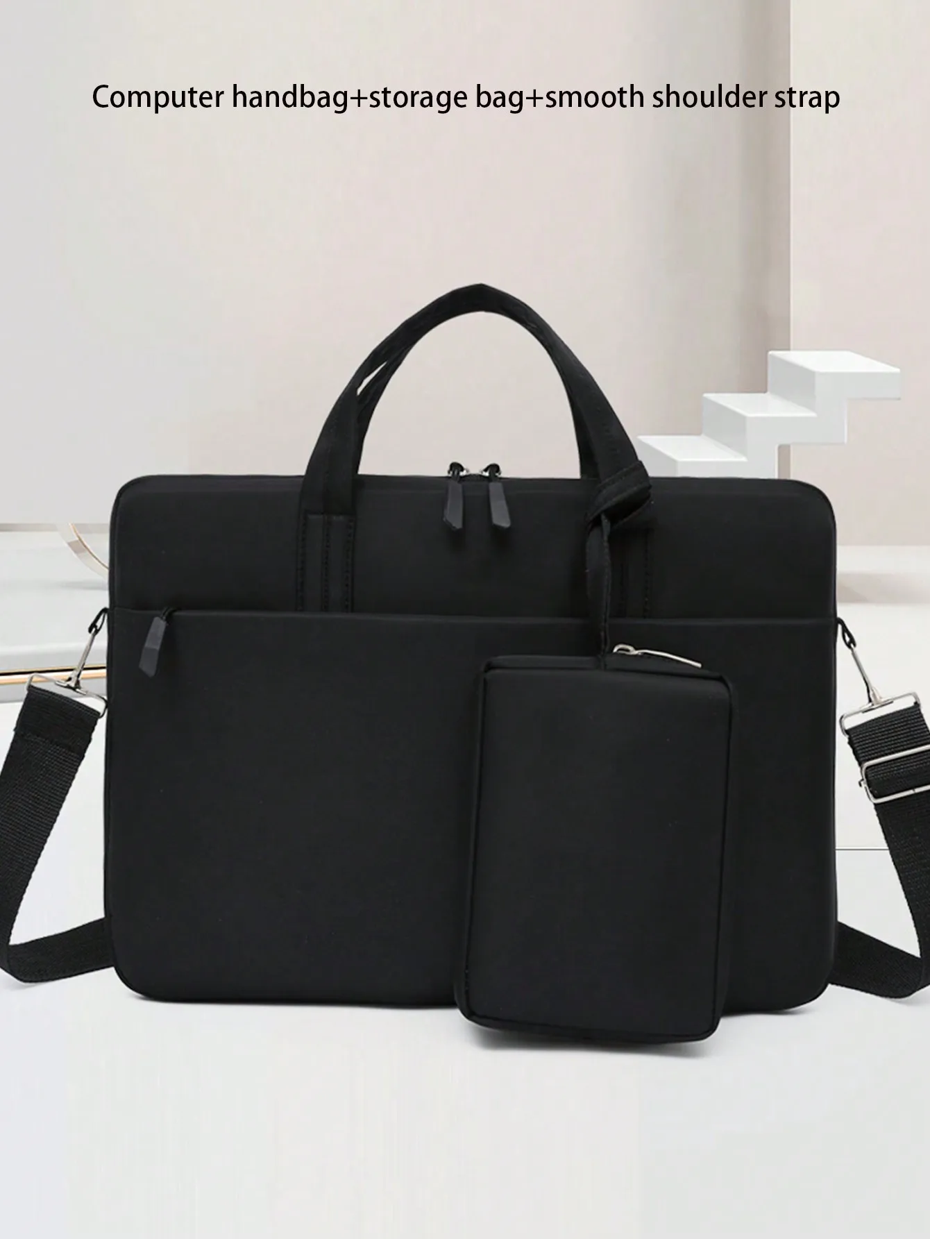 2pcs Multi-Functional Laptop Sleeve, Organizer Storage Bag, Lightweight, Portable, Durable, Minimalist Design, Fits Up To 14-Inch Laptop Classroom Laptop Bags Classroom Bags Teacher Storage Bags Classroom Organizer Bags
2pcs Multi-Functional Laptop Sleeve, Organizer Storage Bag, Lightweight, Portable, Durable, Minimalist Design, Fits Up To 14-Inch Laptop Classroom Laptop Bags Classroom Bags Teacher Storage Bags Classroom Organizer Bags
