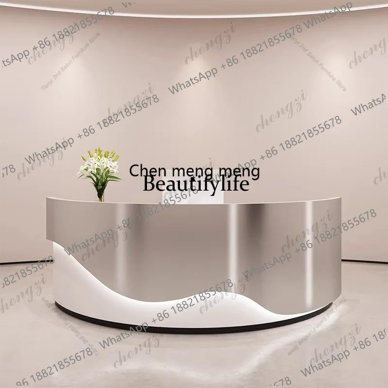 EE182 Nordic Simple Cashier Counter Modern High-End Company Reception Desk Medical Beauty Dental Clinic Office Furniture pulpito
EE182 Nordic Simple Cashier Counter Modern High-End Company Reception Desk Medical Beauty Dental Clinic Office Furniture pulpito