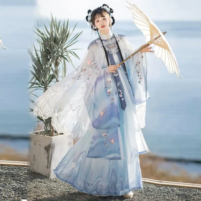 Yourqipao Noble Princess Hanfu Chinese Ancient Yunshouldered Ming Style Standing Collar Diagonal Lapel Gown Embroidery
Yourqipao Noble Princess Hanfu Chinese Ancient Yunshouldered Ming Style Standing Collar Diagonal Lapel Gown Embroidery