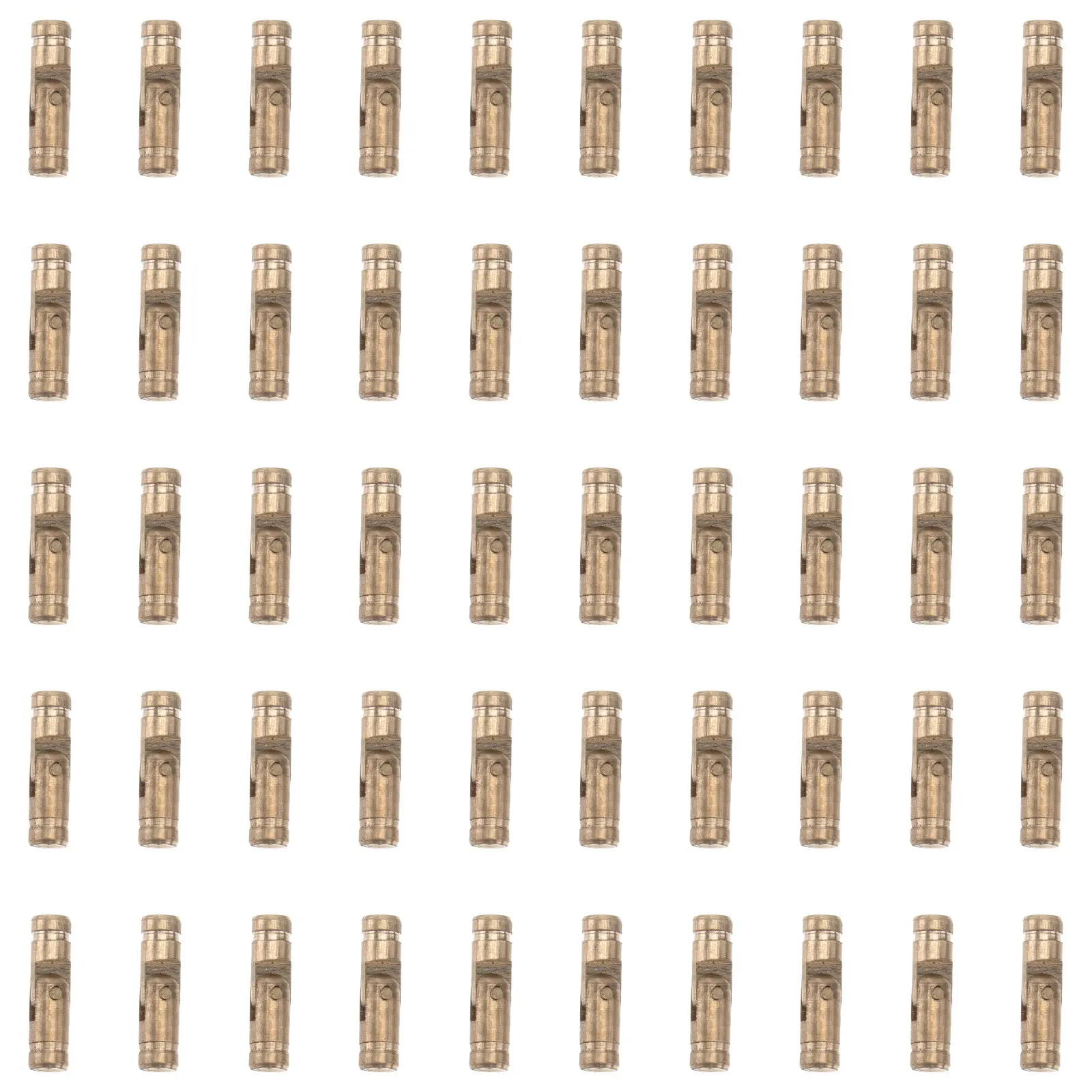 50Pcs Copper Duty Hinges 4x15mm Yellow Spring Cylindrical Automatic Self Closing Jewelry Box Case Metal Hinges
50Pcs Copper Duty Hinges 4x15mm Yellow Spring Cylindrical Automatic Self Closing Jewelry Box Case Metal Hinges